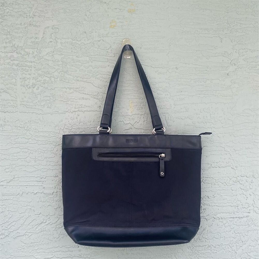 Kenneth Cole Reaction Women's Black Laptop Tote Bag Workwear